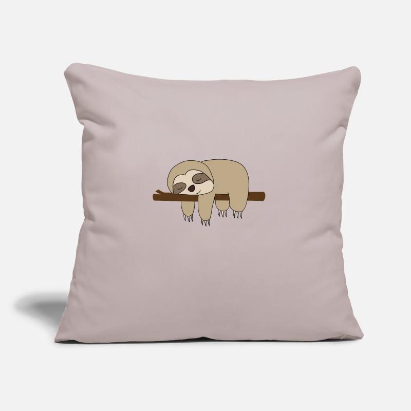 Sleeping Sloth Comic Gift Idea Sofa pillow with filling 45cm x 45cm