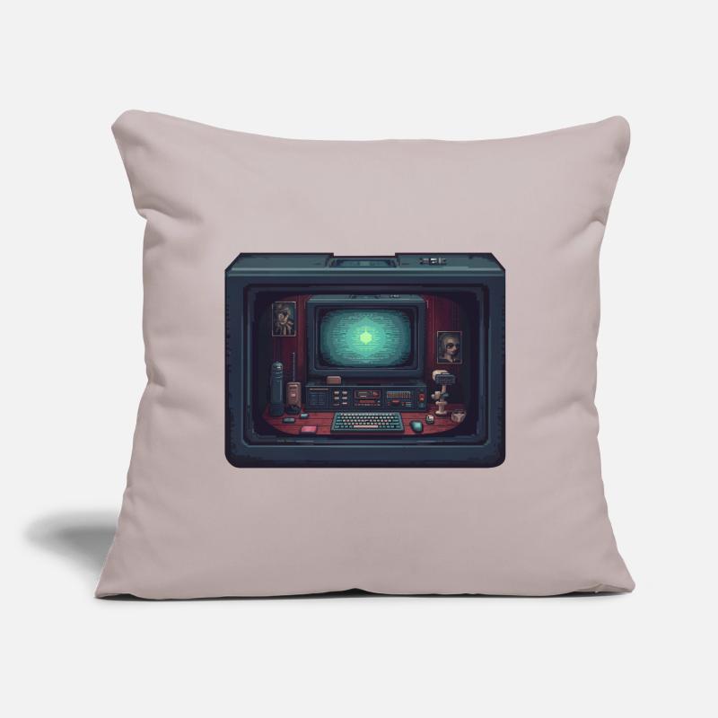 Computer im Computer Sofakissen mit Füllung 45 x 45 cm
