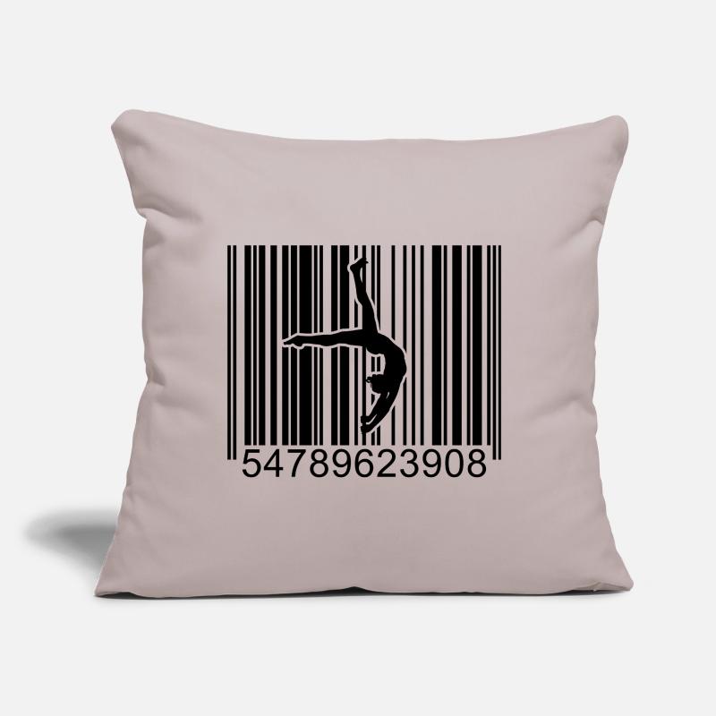 Code-barres Pole Dance Coussin et housse de 45 x 45 cm