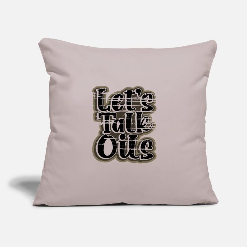 Ätherische Öle Geschenk lassen Sie uns reden Öle Spaß Essential Sofakissen mit Füllung 45 x 45 cm