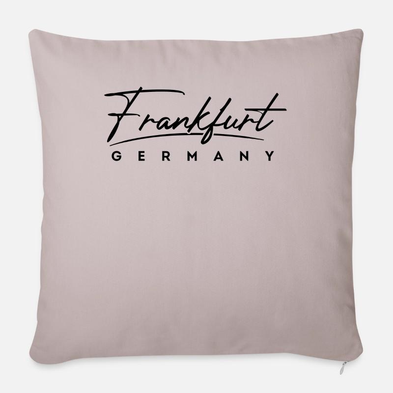 Frankfurt - Sofakissen mit Füllung 45 x 45 cm - helles Taupe
