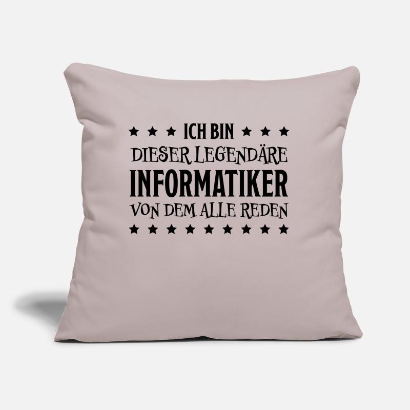 Informatiker Lustig Spruch Programmierer Geschenk Sofakissen mit Füllung 45 x 45 cm