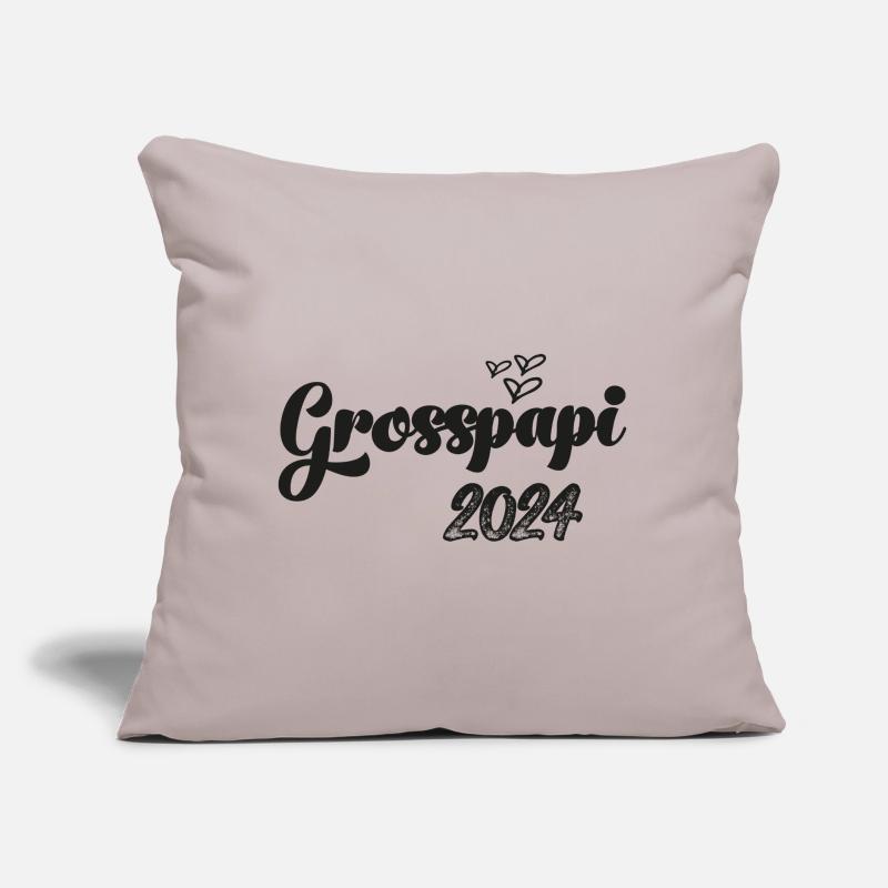 Grosspapi 2024 Befördert zum Grosspapi Opa Schweiz Sofakissen mit Füllung 45 x 45 cm