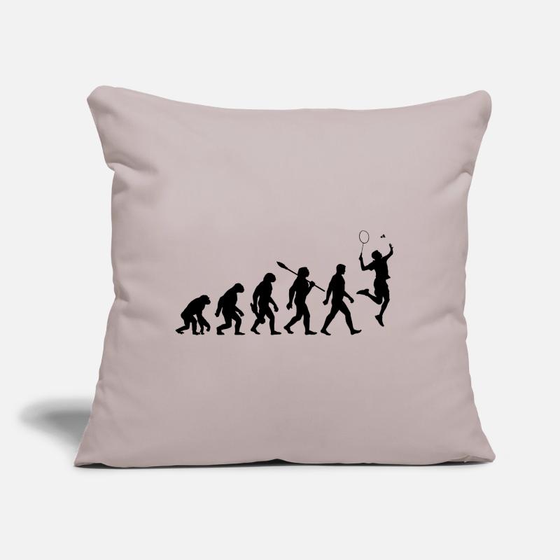 Evolution - Badminton - Sport Sofakissen mit Füllung 45 x 45 cm