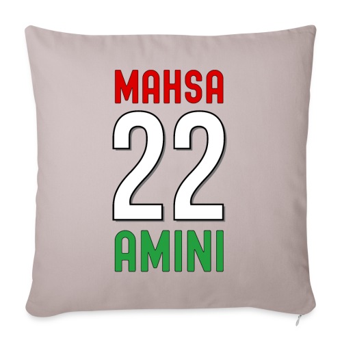 Justice for Mahsa Amini - Sohvatyynyt täytteellä 45 x 45 cm