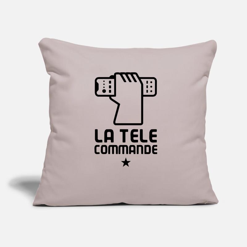 la telecommande Coussin et housse de 45 x 45 cm