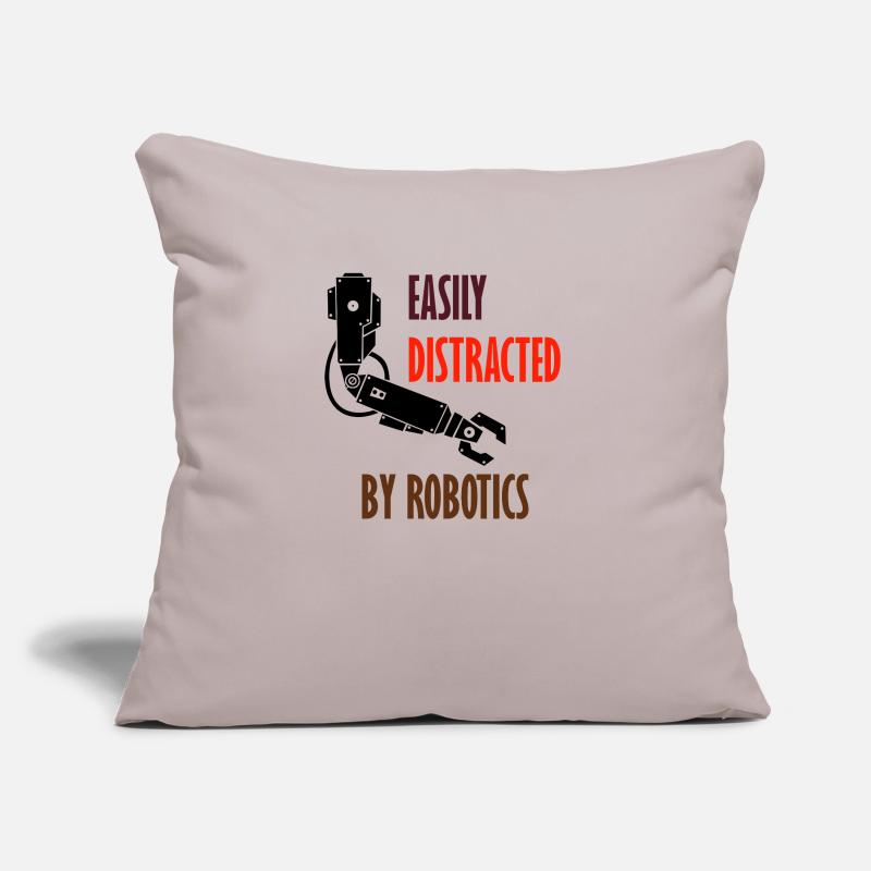 Distracted by Robots Professional Coding Engineer Sofa pillow with filling 45cm x 45cm