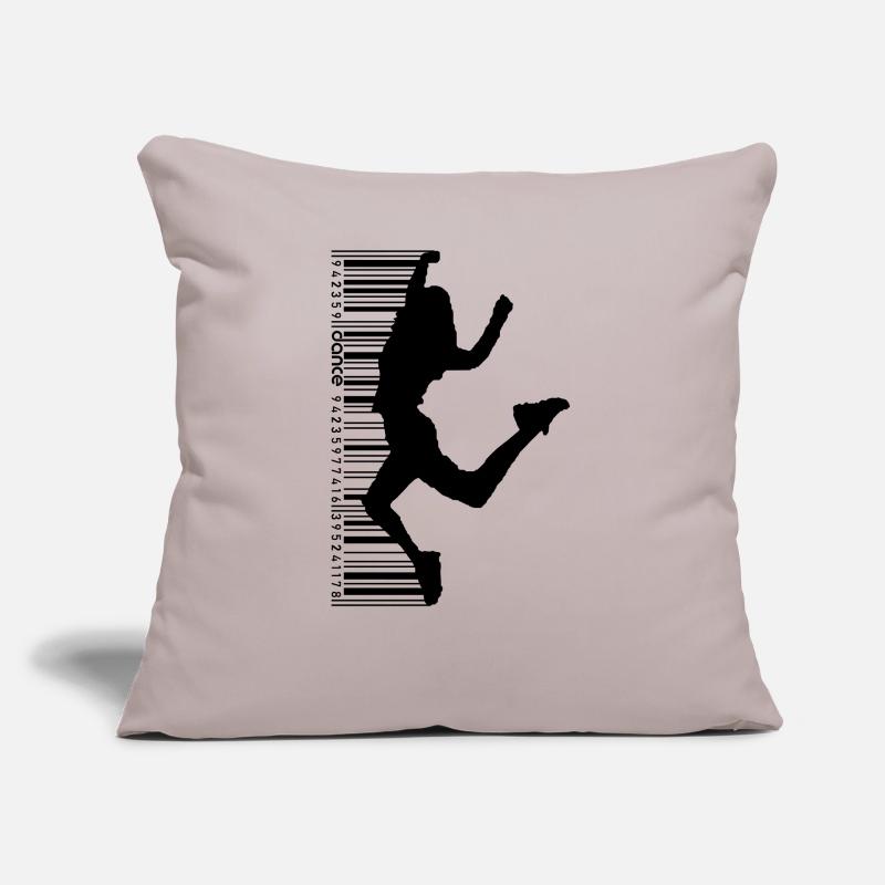 Danseuse dans le QR-Code Style (2) Coussin et housse de 45 x 45 cm
