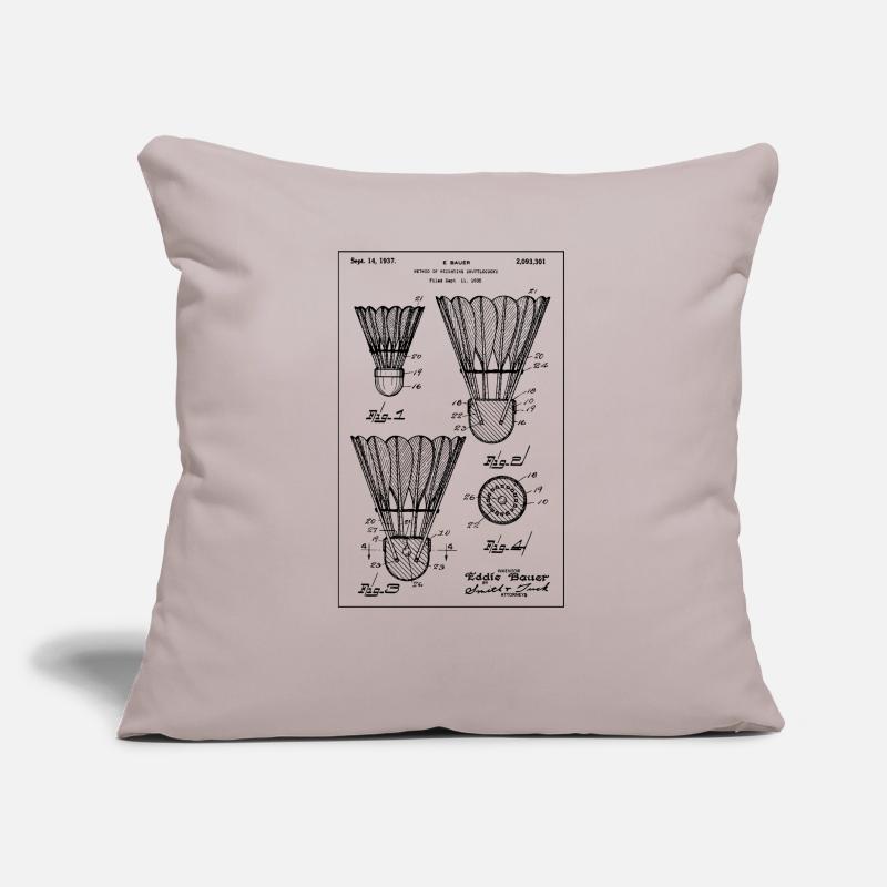 Badminton Badminton Evolution Badminton Player Sofa pillow with filling 45cm x 45cm