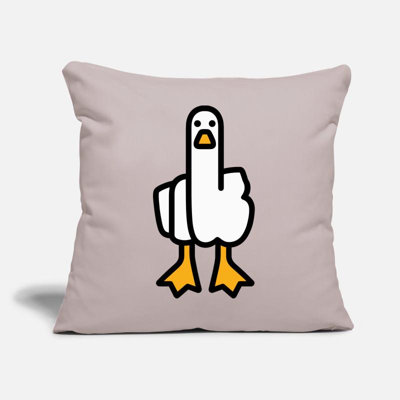 Statement Gans Sofakissen mit Füllung 45 x 45 cm