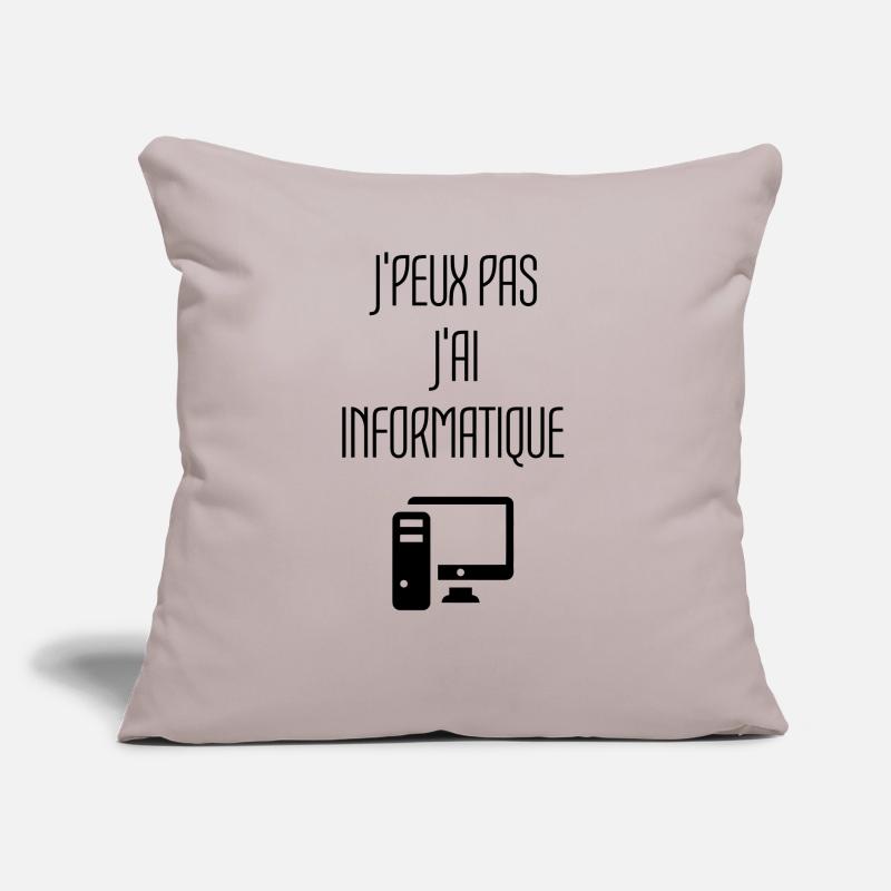 Computer / Informatiker / Aussenseiter / Ingenieur Sofakissen mit Füllung 45 x 45 cm