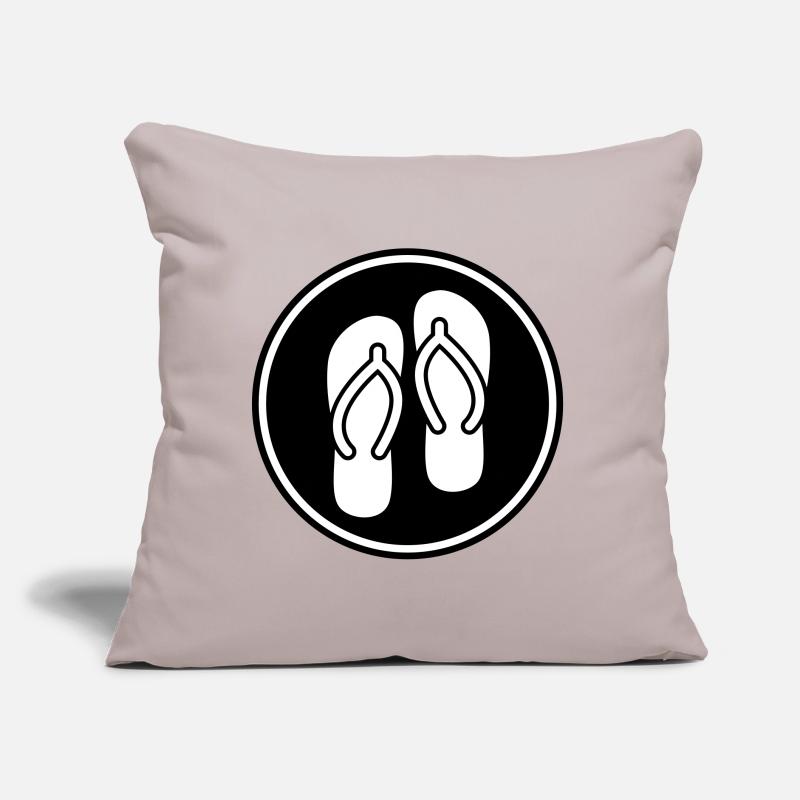 Flip-flops icon Sofa pillow with filling 45cm x 45cm