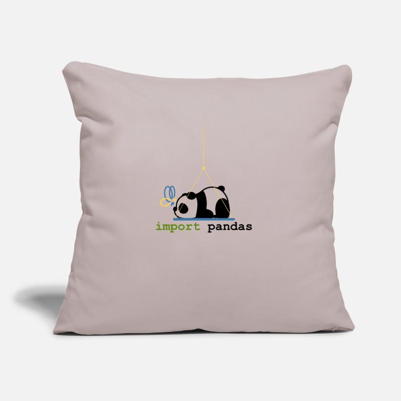 Python Jokes Import Pandas Programmation Coussin et housse de 45 x 45 cm