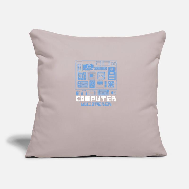 Programmeur de technologie de support technique Coussin et housse de 45 x 45 cm