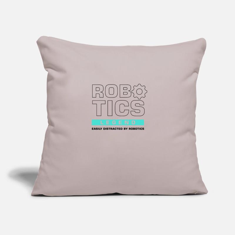 Robotics Legend Engineering Robot Engineer Sofa pillow with filling 45cm x 45cm