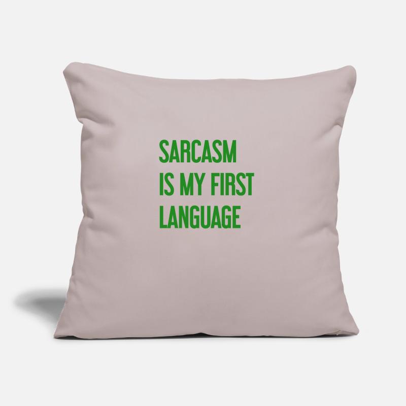Sarcasme Pro Coussin et housse de 45 x 45 cm