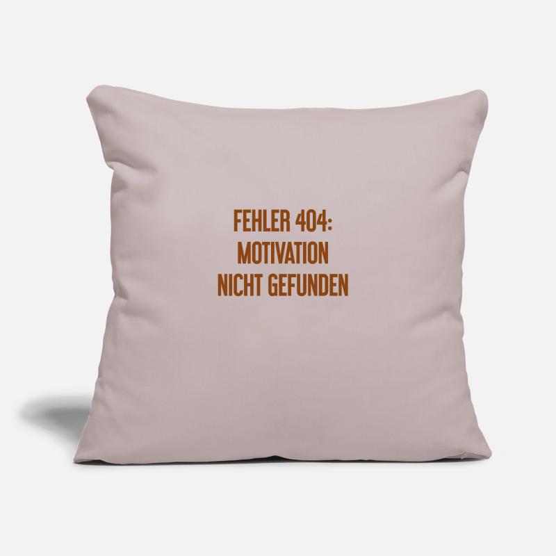 Error 404: Motivation not found Sofa pillow with filling 45cm x 45cm