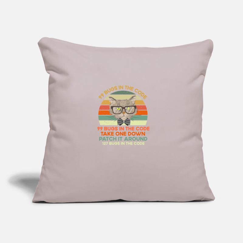 99 errors in code take one down round Sofa pillow with filling 45cm x 45cm
