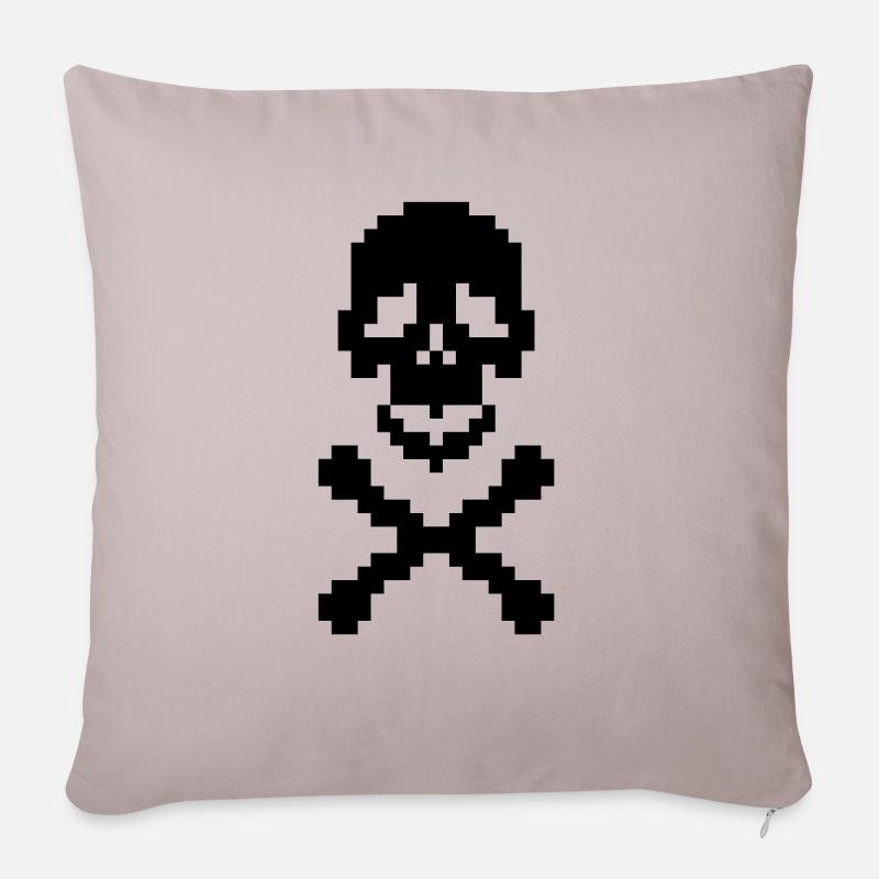 Pirate - Coussin et housse de 45 x 45 cm - taupe clair