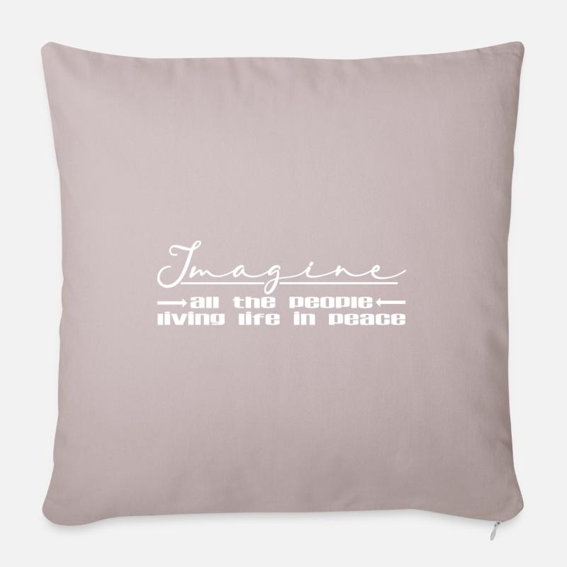 Imagine - Sofakissen mit Füllung 45 x 45 cm - helles Taupe