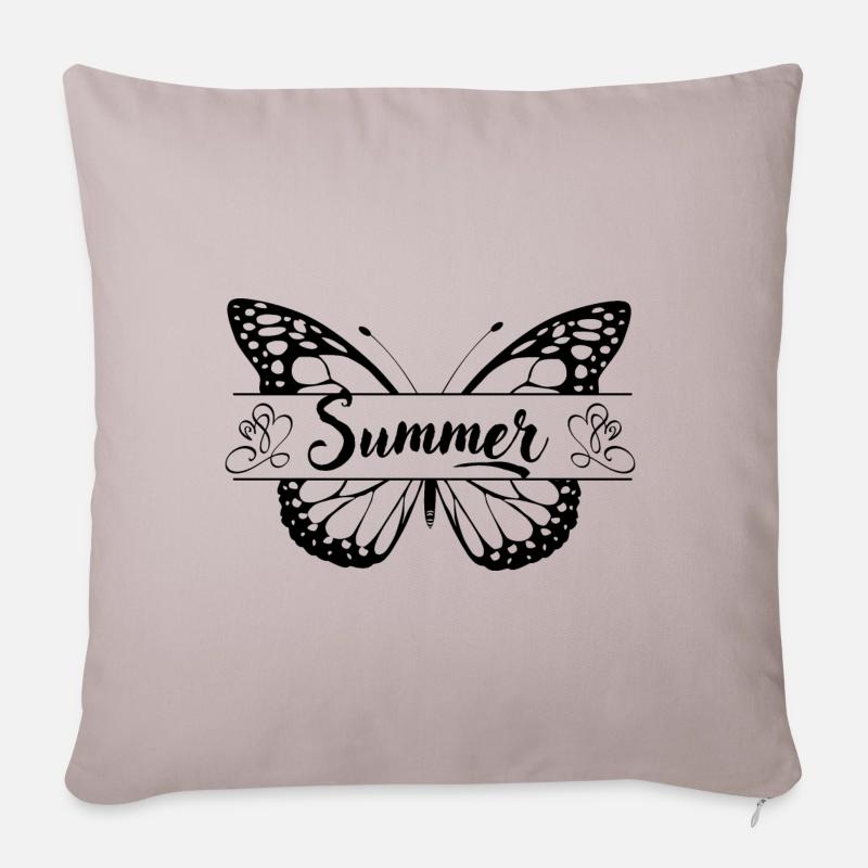 Buzzer - Sofa pillow with filling 45cm x 45cm - light taupe