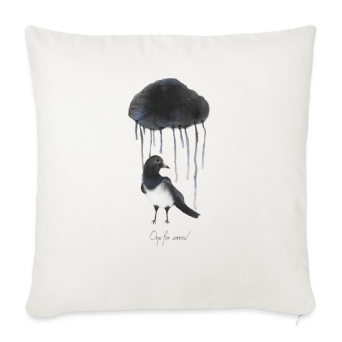 One For Sorrow - Sofa pillow with filling 45cm x 45cm
