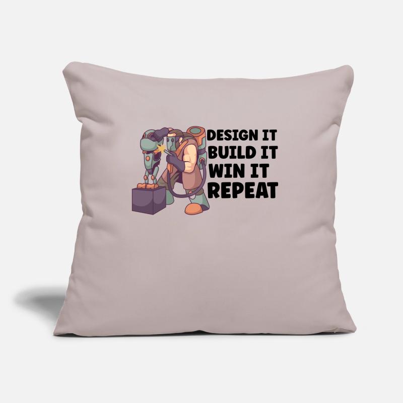 Robotics Engineer For Machine Learning Sofa pillow with filling 45cm x 45cm