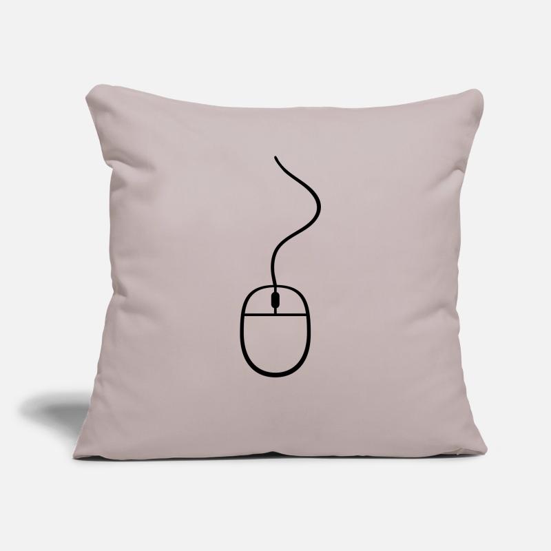 câble d'ordinateur souris clic de commande pc ordi Coussin et housse de 45 x 45 cm