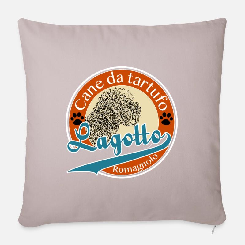 Canne10 - Coussin et housse de 45 x 45 cm - taupe clair