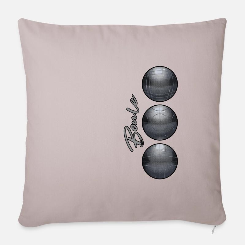 Boule - Sofakissen mit Füllung 45 x 45 cm - helles Taupe