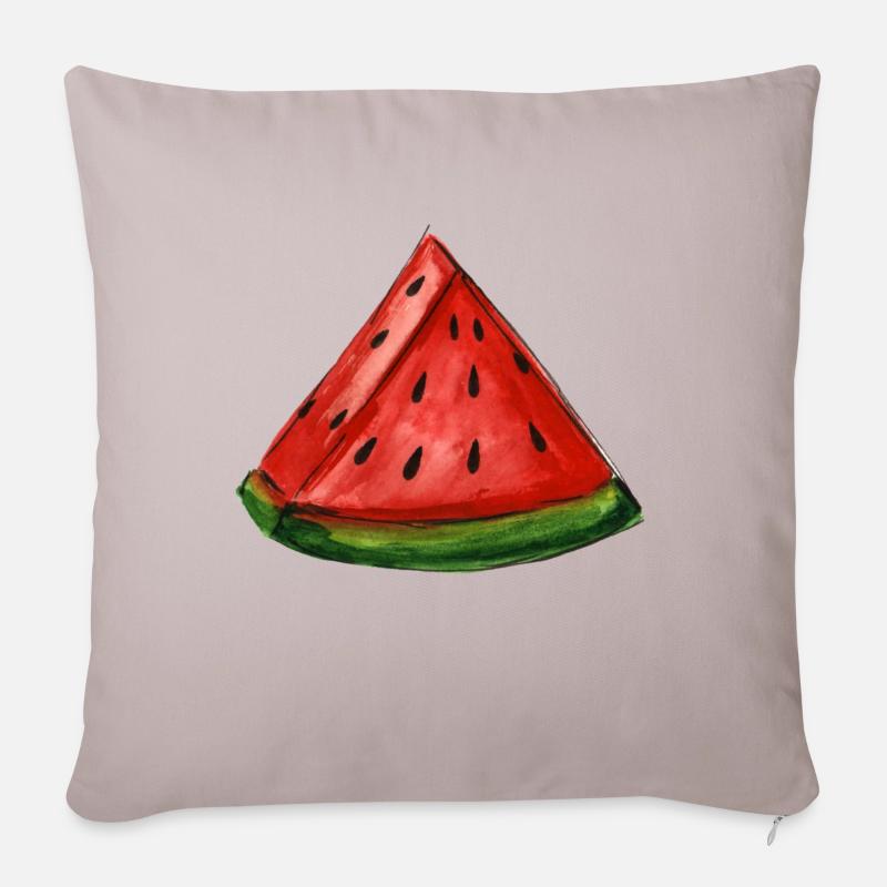 Melone - Sofakissen mit Füllung 45 x 45 cm - helles Taupe