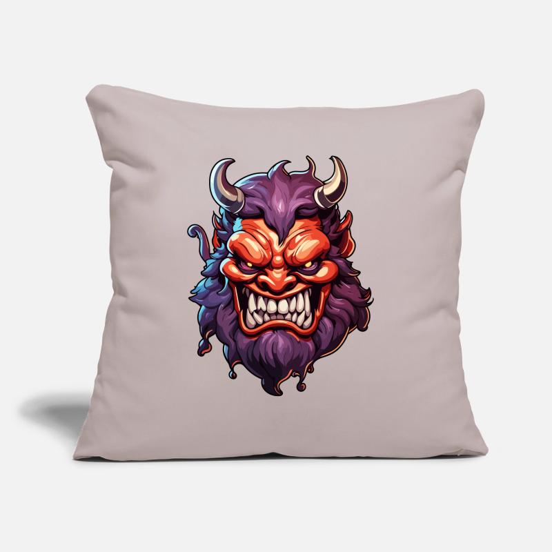Devil / Hell / Horror / Devilish / Evil Sofa pillow with filling 45cm x 45cm