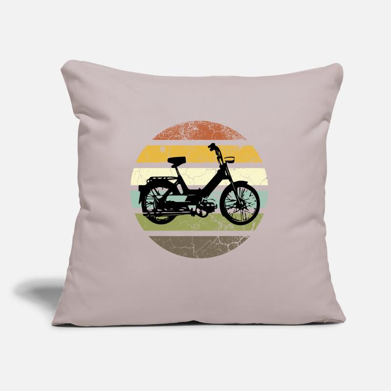 DDR Mobylette Oldtimer Roller Mofa Scooter 2 Takter Coussin et housse de 45 x 45 cm
