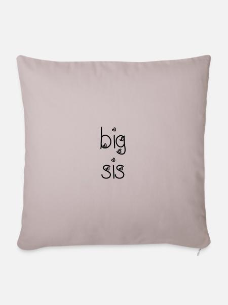 Big Sis - Sofakissen mit Füllung 45 x 45 cm - helles Taupe