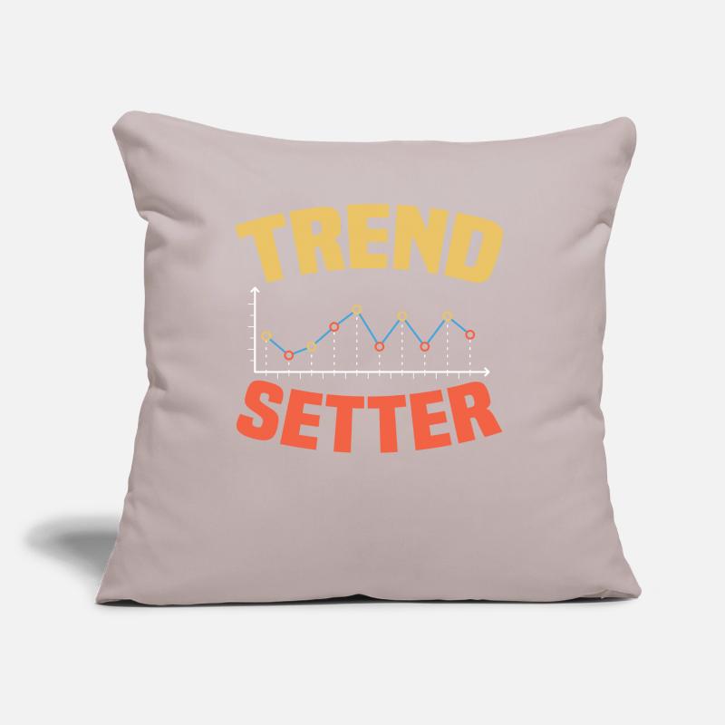 Trend Setter Big Data Analytics Statistics Sofa pillow with filling 45cm x 45cm