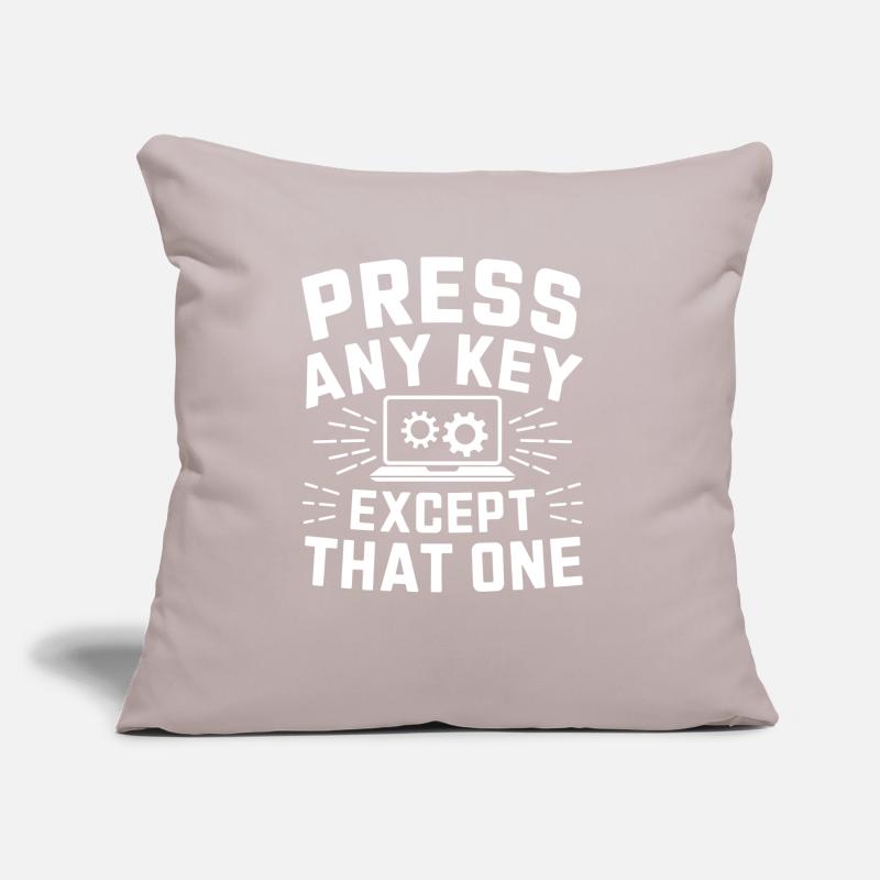 Support Administrateur Nerd Computer Tech Coussin et housse de 45 x 45 cm