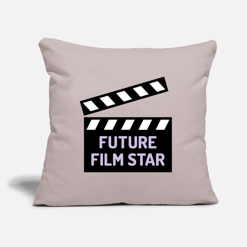 ★ Couleurs de conception modifiables ★ Future star de cinéma Coussin et housse de 45 x 45 cm