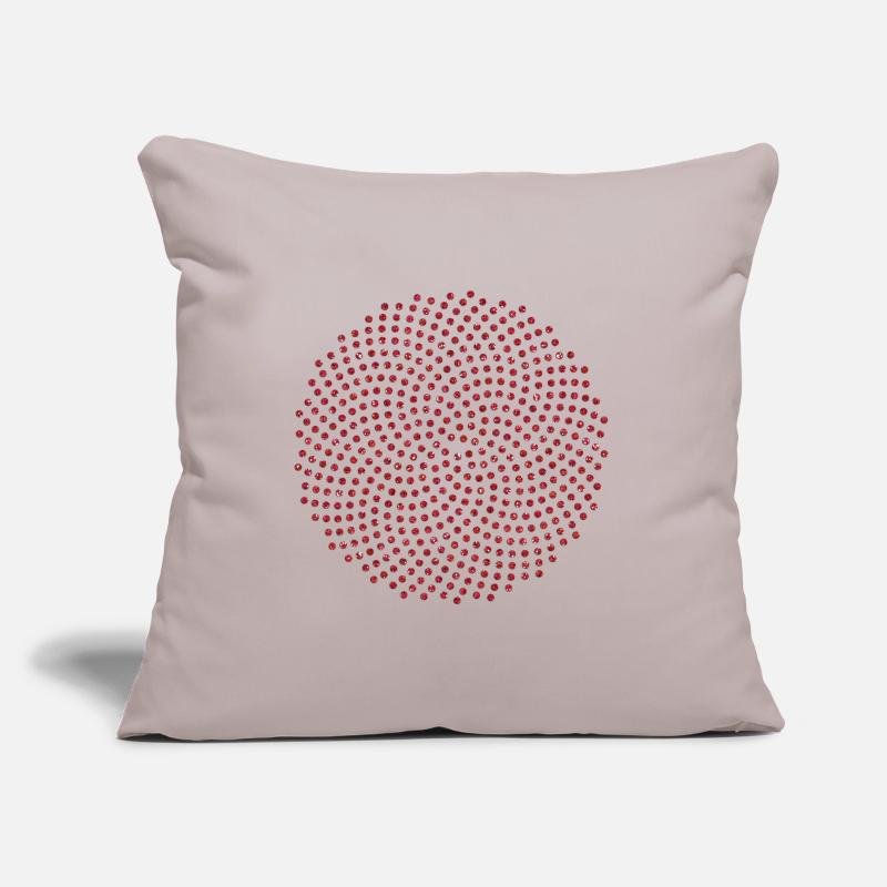 Fibonacci Mathematik Sonnenblume Phi Spirale Mathe Sofakissen mit Füllung 45 x 45 cm
