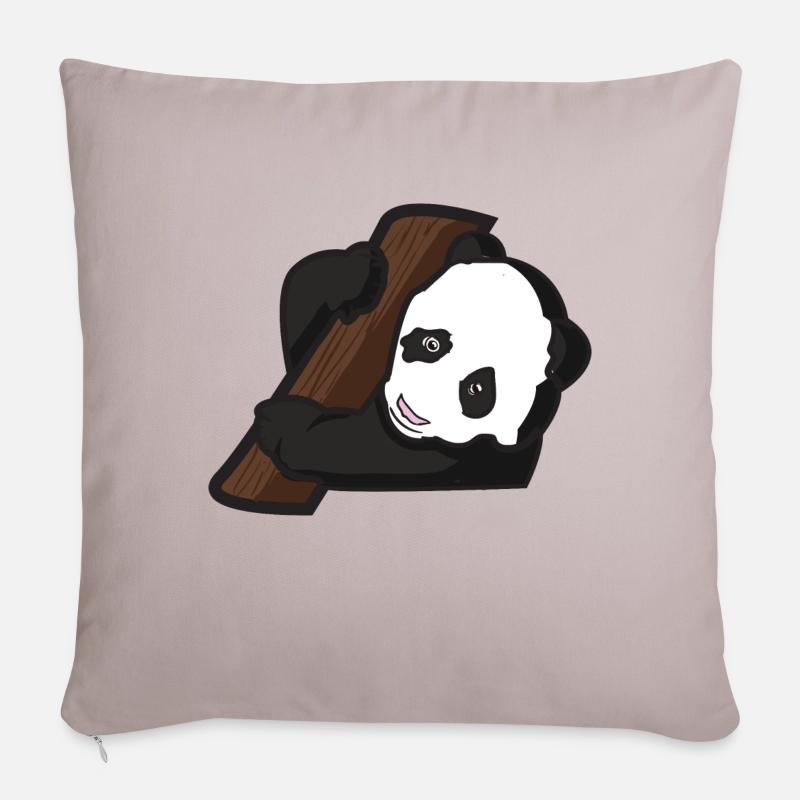Bébé panda Coussin et housse de 45 x 45 cm
