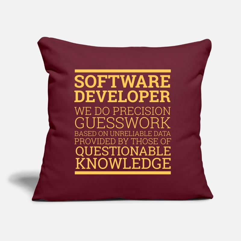 « Software Developer » | Programmeurs Coussin et housse de 45 x 45 cm