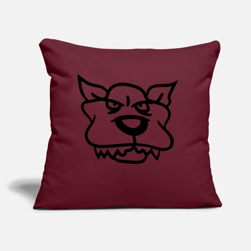 Dog, Monster, Evil, , Wolf, Sharp Teeth Sofa pillow with filling 45cm x 45cm