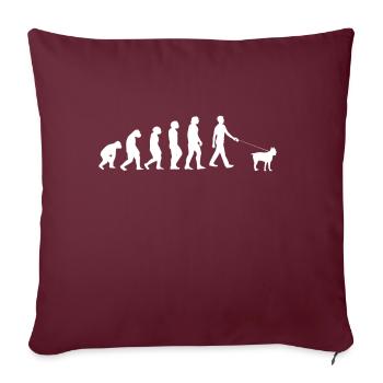 Cane Corso - Sofakissen mit Füllung 45 x 45 cm - Burgunderrot - Vorne