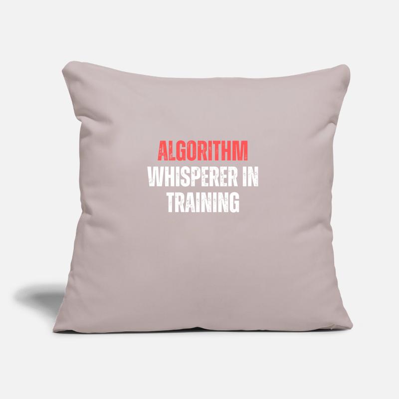 Algorithm Whisperer In Training Funny Coding Tech Sofa pillow with filling 45cm x 45cm