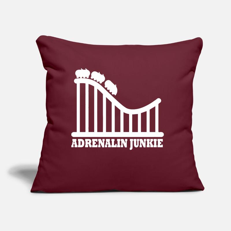 Rollercoaster Parc d’attractions Coussin et housse de 45 x 45 cm