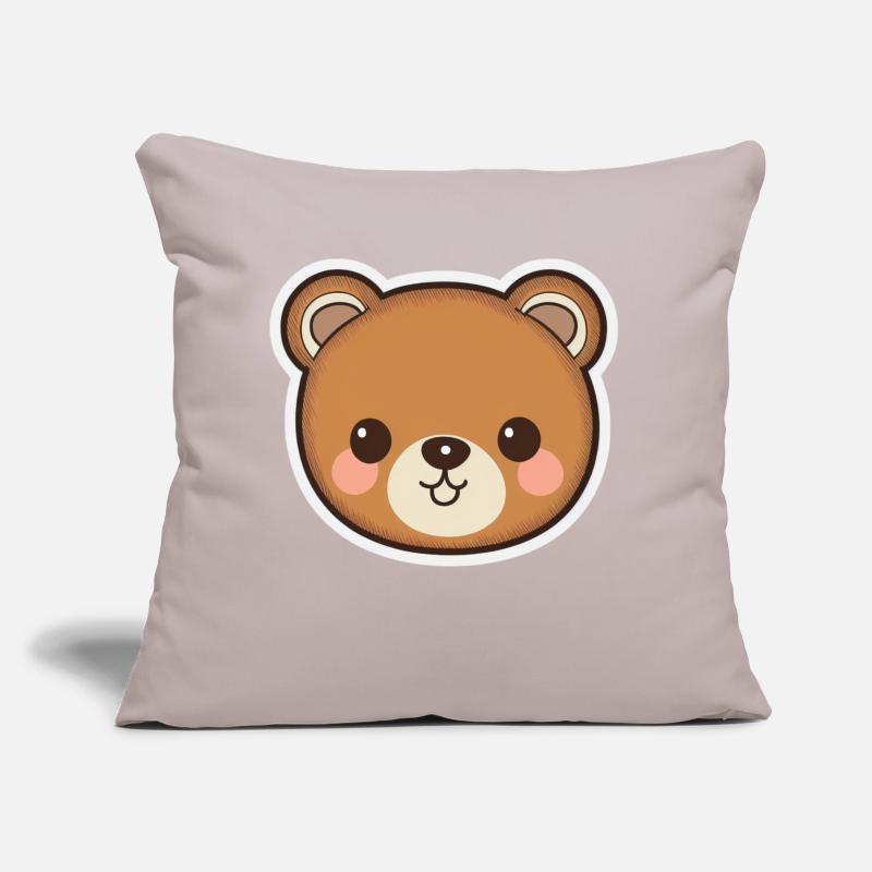 Cuddly cuddle time: cute teddy bear Sofa pillow with filling 45cm x 45cm