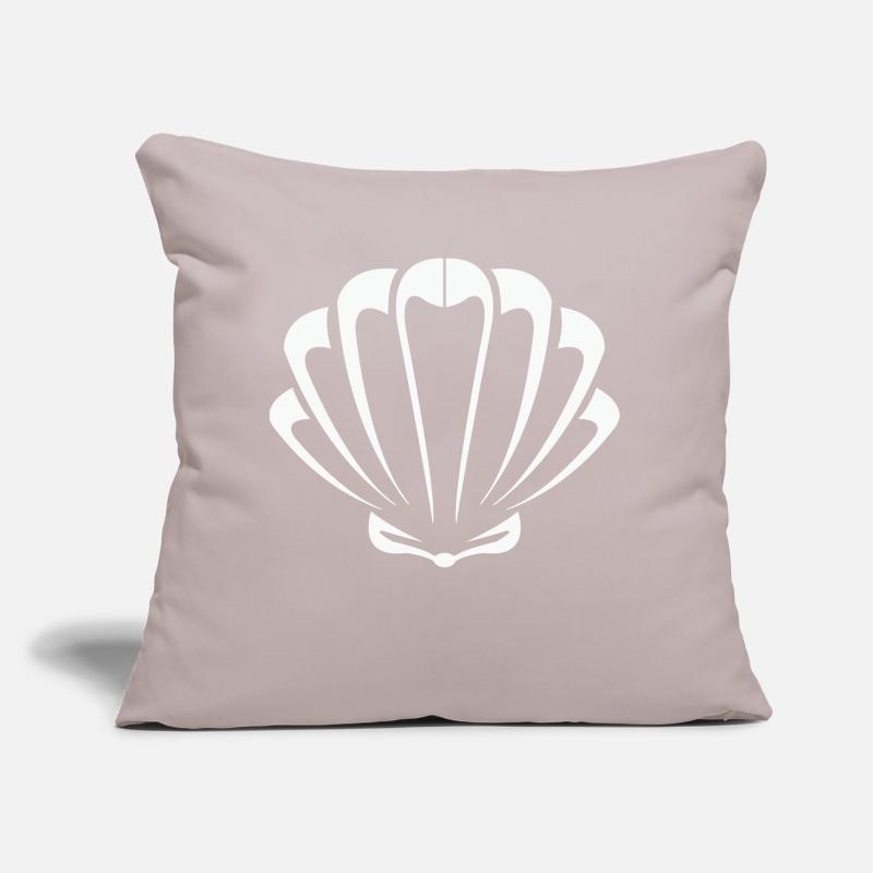 shell Sofa pillow with filling 45cm x 45cm