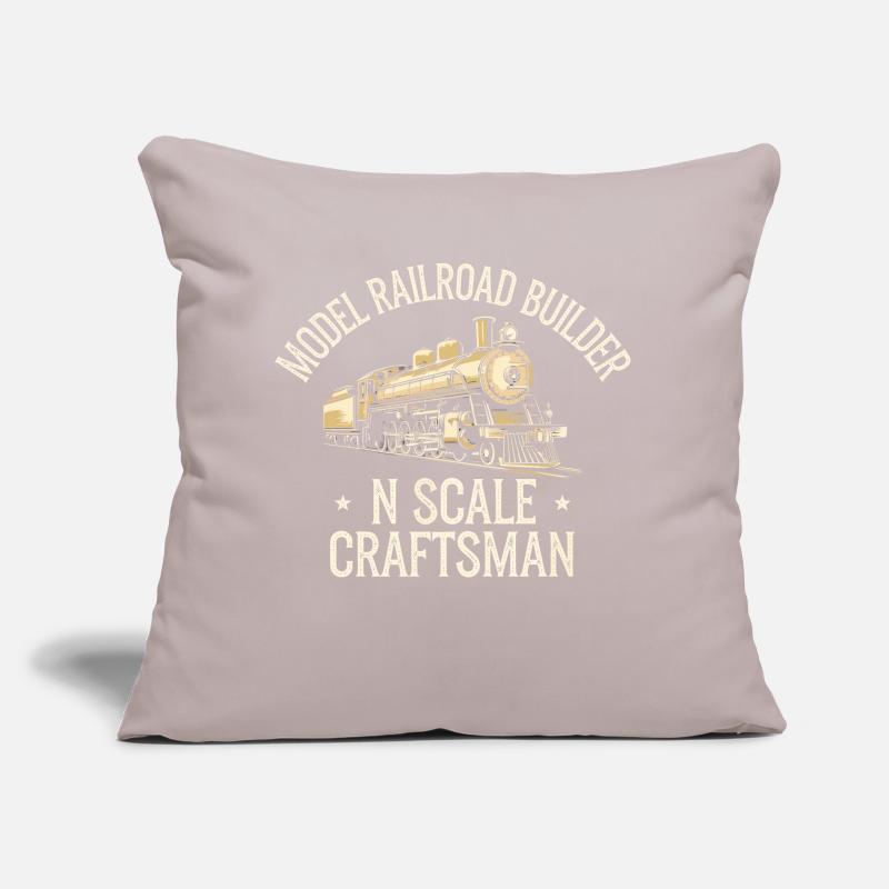 Model Railway Architecture Sofa pillow with filling 45cm x 45cm