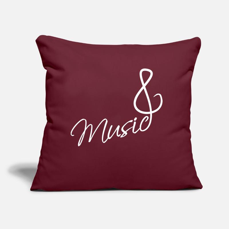 Music clef note melody musical note audio Sofa pillow with filling 45cm x 45cm