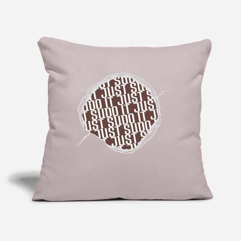 happy computer programming profession present idea Sofa pillow with filling 45cm x 45cm