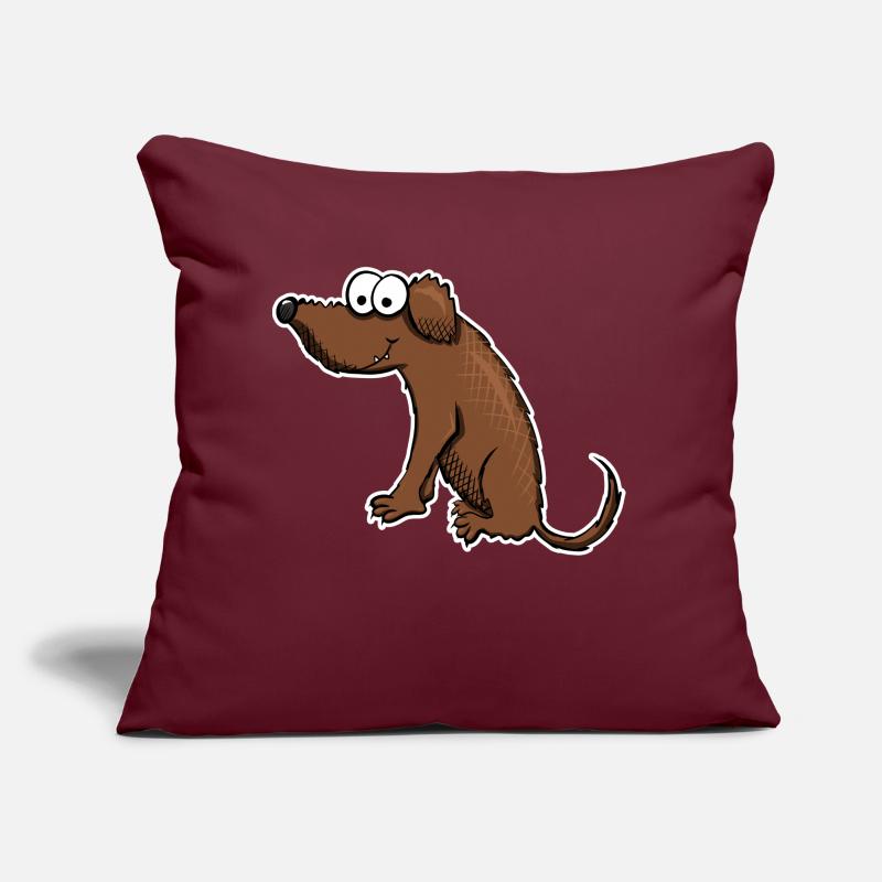 Dog friendly half- Sofa pillow with filling 45cm x 45cm
